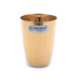 Coconut Glitter Stainless Steel Citrus Gold Coating Water/Juice Glass - Set of 6 - 270ML Each