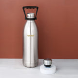 Coconut WB31 HC Stainless Steel Vacuum Insulated Water Bottle with Handle – 1500ml / 1750ml / 2250ml | 24 Hours Hot & Cold Flask | Leak-Proof BPA-Free Steel Bottle for Gym, Travel, Office & Outdoor Use.