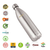 Coconut WB31 HC Cola Stainless Steel Vacuum Insulated Water Bottle – 500ml / 750ml / 1000ml | 24 Hours Hot & Cold Bottle | Leak-Proof BPA-Free Flask for Office, Gym, School & Travel.