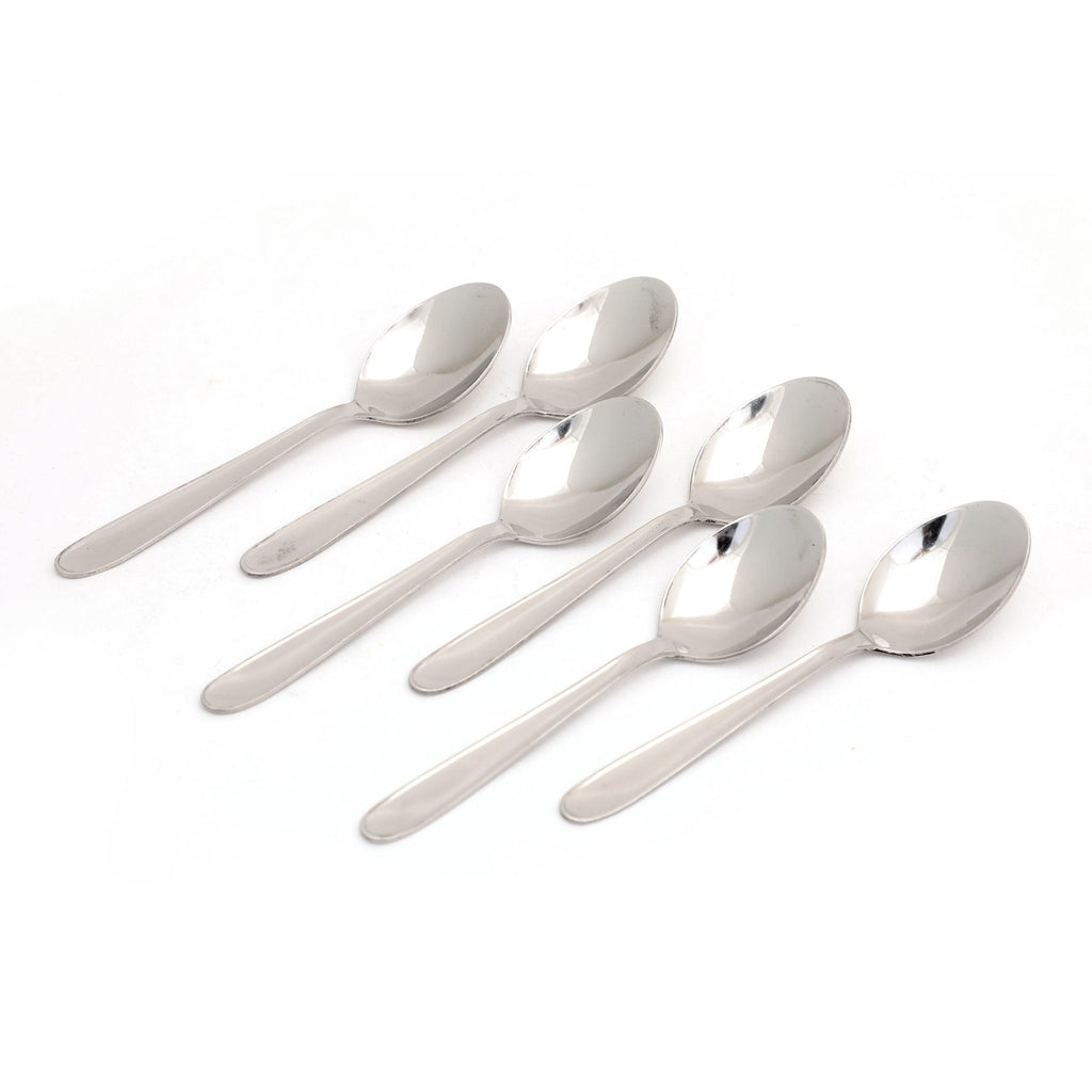 Coconut Brand Stainless Steel Tea Spoon - Pack of 6