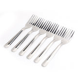Coconut Stainless Steel Fork - Pack of 6, Multi-Purpose Fork for Breakfast, Lunch, Dinner to eat Fruits, Salad, Model- R2 Sigma Fork