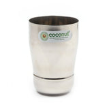 Coconut Stainless Steel - Water Glass Set of 6 | Capacity 270ml each | Heavy Gauge | Durable | Food Grade | BPA Free | Glasses For Serving Water, Juice, Beverages, Lemonade | Model - B31 Century