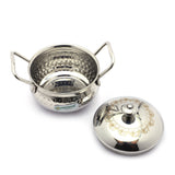 Coconut Stainless Steel Crystal Laser Engraved Design Handi For Cook n Serve - 1 Unit - 500ML