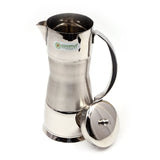 Coconut Stainless Steel - Jug - 1.2 ltrs | Jug for Water, Juice, Lemonade | Used at Hotel, Home, Parties | Water Jug | Water Pitcher | Fridge Jug with Lid | Model - J21 Iris