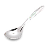 Coconut Stainless Steel Oval laddle - Cooking Spoon | Cooking & Serving Spoon | Chamcha | Ladle | Oval Ladle | Karchi | Serving Spoon for Rice, Pasta, Sabzi, Model - L8 Plus Oval