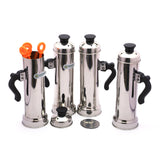 Coconut Stainless Steel Puttu Cooker With 4 Puttu Maker - 1 Unit
