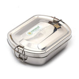 Coconut Stainless Steel Rectangle Box - Food Grade, Strong, Heavy Gauge, Sturdy, Long Lasting, Mirror Finish, Tiffin Box / Lunch Box / Fridge Box /  Dibba / Boxes / Multipurpose Box, Model - S45 Happy meal Capsule