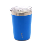 Coconut Stainless Steel Double Walled Colour Design Coffee Mug With Leak Proof Acrylic Lid - 1 Unit - 300ML