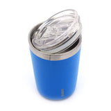 Coconut Stainless Steel Double Walled Colour Design Coffee Mug With Leak Proof Acrylic Lid - 1 Unit - 300ML