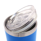 Coconut Stainless Steel Double Walled Colour Design Coffee Mug With Leak Proof Acrylic Lid - 1 Unit - 300ML