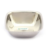 Coconut C57 Stainless-Steel Four-Square Bowl | Mirror Finish Square Serving Bowl | Food Grade, Rust-Proof, Dishwasher Safe | Multipurpose Kitchen Dish for Serving, Mixing & Storage.