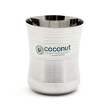 Coconut Stainless Steel Junior Glass Set of 6 (130ml Each) | Heavy Gauge Food Grade BPA Free Steel Drinking Tumbler | Mirror Finish Glass for Water, Juice, Tea, Coffee, Milk & Beverages | Durable & Rust Proof | Model - D7 Junior Glass.