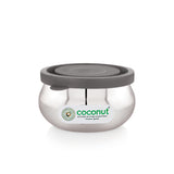 Coconut S106 LP Bulging Stainless Steel Lunch Box with Lid | Premium Food Grade Steel Tiffin | Compact Leak-Resistant Storage Container | Ideal for Office, School & Travel.