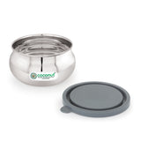 Coconut S106 LP Bulging Stainless Steel Lunch Box Set (100ml, 200ml, 300ml, 400ml) | Premium Food Grade Steel Snack & Storage Containers with Lid | Compact, Stackable & Leak-Resistant Tiffin for Office, School & Travel.