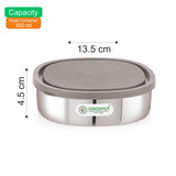 Coconut Stainless Steel Leak-Proof Lunch Box | Airtight Food Storage Container with BPA-Free Silicone Lid | Compact Tiffin for Office, School & Travel | Premium Kitchen & Home Essentials.