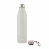 Coconut WB20 Rhine Stainless Steel Water Bottle (Grey/Steel/Black) | Leakproof, BPA-Free, Rust-Proof Metal Bottle with Strap | Durable & Stylish for Office, Gym & Travel.
