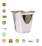 Coconut Stainless Steel By2 Glass Set of 6 | 100ml Capacity | Traditional Tea & Coffee Glass | Heavy Gauge Food Grade Stainless Steel | BPA Free, Rust Proof & Durable | Ideal for Tea, Coffee, Water & Beverages | Model D18 By2 Glass.