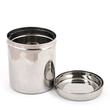 Coconut Stainless Steel Deep Dabba - Ideally Used for storing pluses | Spices | Food | Rice | Atta | Heavy Gauge | Jointless | Mirror Finish | Food safe | Container for Storage | Vertical Canister | Multipurpose Storage box, Model - Export Deep Dabba