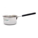 Coconut Stainless Steel Nano Saucepan 400 ml with Handle | Mini Milk & Tadka Pan | Heavy Gauge Food Grade Steel | Rust Proof | Mirror Finish | Easy to Clean | For Milk, Butter, Tea, Sauces & Small Heating.