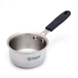 Coconut Stainless Steel Nano Saucepan 400 ml with Handle | Mini Milk & Tadka Pan | Heavy Gauge Food Grade Steel | Rust Proof | Mirror Finish | Easy to Clean | For Milk, Butter, Tea, Sauces & Small Heating.