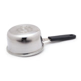 Coconut Stainless Steel Nano Saucepan 400 ml with Handle | Mini Milk & Tadka Pan | Heavy Gauge Food Grade Steel | Rust Proof | Mirror Finish | Easy to Clean | For Milk, Butter, Tea, Sauces & Small Heating.