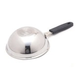 Coconut Stainless Steel Nano Wok Deep Frypan 500 ml with Handle | Mini Deep Fry Pan | Heavy Gauge Food Grade Steel | Rust Proof | Mirror Finish | Easy to Clean | For Tadka, Deep Frying, Roasting & Small Cooking.