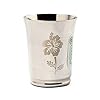 Coconut Stainless Steel - Laser Finish Glasses | Capacity 280ml | Drinking Glass For Serving Water, Juice, Beverages, Lemonade, | Heavy Gauge, Durable, Food Grade, BPA Free, Model - Orchid Glass Set If 6