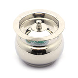 Coconut Stainless Steel Ghee Pot/Oil Pot/Pickle Pot no.1 - 1 Unit