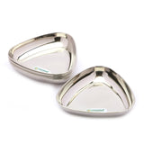 Coconut Orange Stainless Steel Breakfast Plate/Snack Plate/Desert Plate - Set of 6