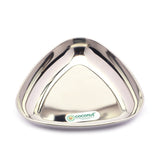 Coconut Orange Stainless Steel Breakfast Plate/Snack Plate/Desert Plate - Set of 6