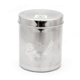 Coconut Stainless Steel Flower Design Container/Storage/Deep Dabba
