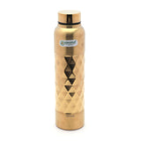 Coconut Glitter Stainless Steel Gold Coating with Diamond Design Water Bottle - 1 Unit - 1000ML