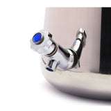 Coconut Stainless Steel - Vertical Water Pot Container with Tap | 10ltrs | Ideal for storing Water | Juices and Lemonade for Parties | Heavy Gauge | Mirror Finish | Must Have in every Kitchen | Model - W2 Vertical Pot