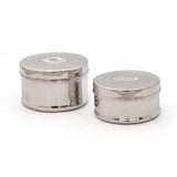 Coconut Stainless Steel Ferroro Puri Dabba with Plate - 2 Unit - (250ML, 350ML)