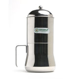 Coconut - Filter Coffee Maker With 2 Double Wall Cup - South Indian Coffee Filter Stainless Steel - Filter Coffee Maker-Drip Coffee Decoction Maker