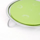 KCL Stainless Steel Capsule Shaped Vegetable Chopping Board with Storage Container | Compact & Portable Cutting Board | Ideal for Kitchen, Travel & Camping – 1 Unit