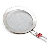 KCL Stainless Steel Jara Frying Time – Heavy Duty Deep Fry Oil Ladle with Ergonomic Handle | Skimmer for Poori, Boondi, and Snacks | Professional Grade Kitchen Filter | 1 Unit.