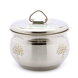 Coconut Stainless Steel Laser Engraving With Matt Finish Occasion Storage Container/Multipurpose Container