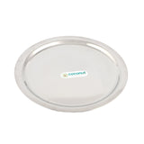Coconut Stainless Steel Lids - Lids / Ciba / Tope Cover, Sturdy, Strong, Heavy Gauge, Mirror Finish, Suitable for Pot, Pans, Kadai, Tawa, Model - Plain Ciba