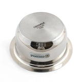 Coconut Stainless Steel Capsulated Top/Milk Pot- Pack of 3 -15x17(Food Grade)