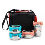 coconut Stainless Steel Lunch Box with Bag | Airtight & Leakproof | Retain Freshness & Crispness | Perfect for Office Executives, College Students & Travelers - Coconut S74 LP Executive