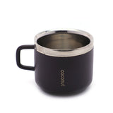 Coconut Iconic Stainless Steel Double Walled Colour Coating Coffee/Tea Mug - Brown - set of 6 -  100ML Each