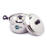 Coconut Stainless Steel Triply Idli Cooker - Heavy Gauge, Thick bottom, Mirror finish, Induction Base and Gas Stove compactible, Sandwich Bottom / Triply Bottom / Idli Cooker / Idli Steamer, Model - Idli Cooker (4 Plate, 6plate)