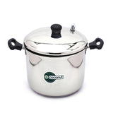 Coconut Stainless Steel Triply Idli Cooker - Heavy Gauge, Thick bottom, Mirror finish, Induction Base and Gas Stove compactible, Sandwich Bottom / Triply Bottom / Idli Cooker / Idli Steamer, Model - Idli Cooker (4 Plate, 6plate)