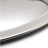 KCL Stainless Steel Ciba Tope Lid / Tope Cover / Handi, Kadai & Saucepan Lid with Heat-Resistant Knob | Heavy Gauge Mirror Finish – 1 Unit.