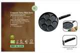 Coconut Nonstick Mini Uthapam Tawa - 7 Pits, Nonstick, Tawa for Pancakes, Dosa, Nuggets, Model - Uttapam Tawa