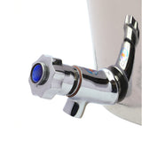 Coconut Stainless Steel - Vertical Water Pot Container with Tap | Capacity 10ltrs | Ideal for storing Water, Juices and Lemonade for Parties | Heavy Gauge | Mirror Finish | Must Have in every Kitchen | Model - W3 Taper Pot