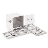 Coconut Stainless Steel Idly Steamer Trivia Idli Maker - Gas stove and Induction Stove Compactible.