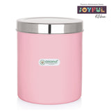 Coconut JK Stainless Steel Round Canisters|Dabba|Storage Containers For Home| Office| Resturant - 1 Unit - Capacity - 2kg
