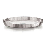 Coconut Stainless Steel Citrus Plate - 1 Pc, Heavy Gauge, Strong, Durable, Dinnerware, Tableware, Buffet Plate, Breakfast, Lunch, Dinner Plate, Thali, Model - P31 Citrus Plate